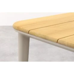 Vdgarde Premium Alaska Tuintafel - Teak/alu - Mokka- 240x100 Cm -Leenbakker Winkel 01164d8f1060409687966837f159ff87