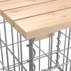 VidaXL - Tuinbank Schanskorfontwerp - Massief Grenenhout - 103x44x42 Cm -Leenbakker Winkel 016205fc63014cd9bfcb54dfd7e5fa73