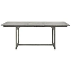 VidaXL - Tuintafel - Grijs - Massief Acaciahout - (150-200)x100x75 Cm -Leenbakker Winkel 030d982e7ca74fed960148d3c59ea7d0