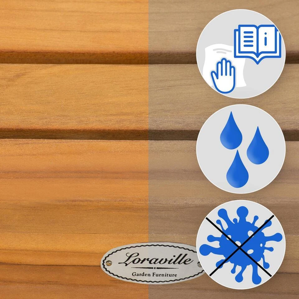 CLP Teakbank Boston 210 Cm 5 CLP Teakbank Boston 210 Cm - Afbeelding 5