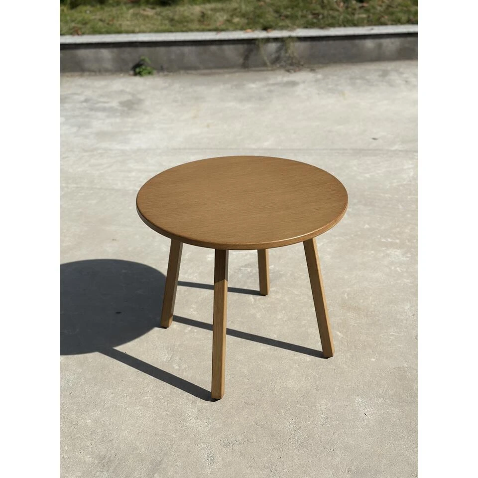 Sens-Line - Porto Sidetable ø58cm - Aluminium - Houtpatroon 3 Sens-Line - Porto Sidetable ø58cm - Aluminium - Houtpatroon - Afbeelding 3