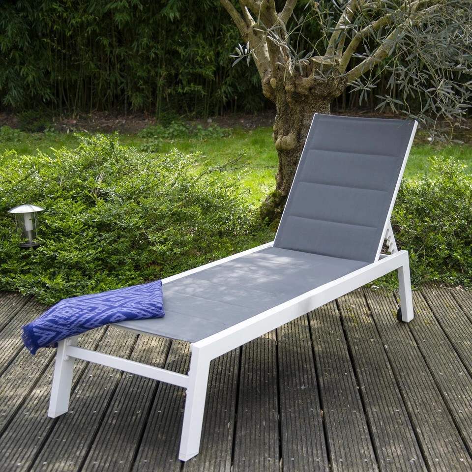 Happy Garden Transat BARBADOS - Grijs - Aluminium 2 Happy Garden Transat BARBADOS - Grijs - Aluminium - Afbeelding 2