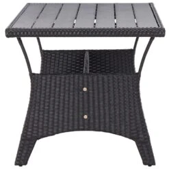 VidaXL - Tuintafel - Zwart - Poly Rattan - 120 X 70 X 66 Cm 8 VidaXL - Tuintafel - Zwart - Poly Rattan - 120 X 70 X 66 Cm -Leenbakker Winkel 05de88c08977455ebce15f3b3dc7e5a5