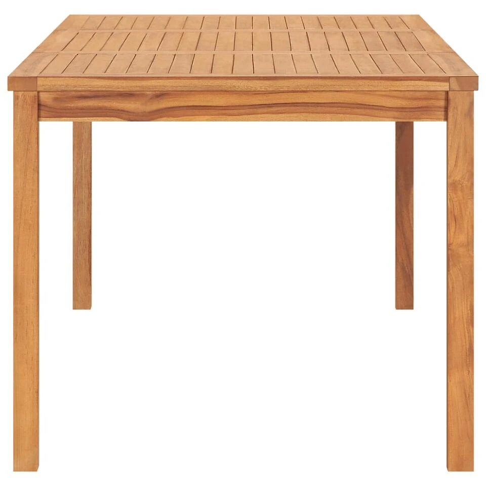 VidaXL Tuintafel 180x90x77 Cm Massief Teakhout 2 VidaXL Tuintafel 180x90x77 Cm Massief Teakhout - Afbeelding 2