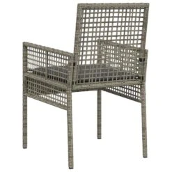 VidaXL - Tuinstoel - Grijs - Poly Rattan - 53 X 60 X 85cm -Leenbakker Winkel 065aba6523ae4a3c8e881bc37f357a9b