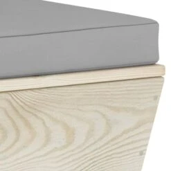 VidaXL - Tuinmiddenbank - Grijs - Geïmpregneerd Vurenhout - Met Kussens Pallet 12 VidaXL - Tuinmiddenbank - Grijs - Geïmpregneerd Vurenhout - Met Kussens Pallet -Leenbakker Winkel 084425738df04e08b785863152c92a98