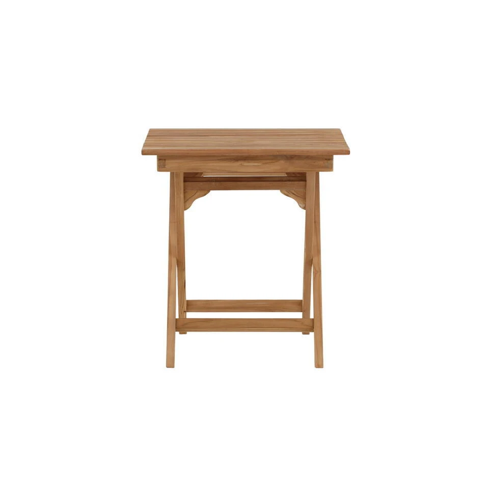 Fjôrd Bistrotafel Naturel Teakhout - 70x70x75cm - Ghana 4 Fjôrd Bistrotafel Naturel Teakhout - 70x70x75cm - Ghana - Afbeelding 4