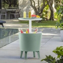 Keter Coolbar Partytafel - 49.5x49.5x57cm - Groen -Leenbakker Winkel 095c1d734b91479a9ea1c33157567ca8