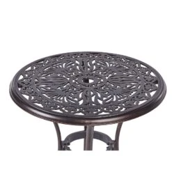 ANDALO - Tuintafel - Bruin - Aluminium -Leenbakker Winkel 09774e6d63ad436494133a56ece5d3d1