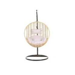Beliani Hangstoel ASPIO - Beige Pe Rotan 6 Beliani Hangstoel ASPIO - Beige Pe Rotan -Leenbakker Winkel 0a57f6e8e7f84b658018ac6f00ce5b45