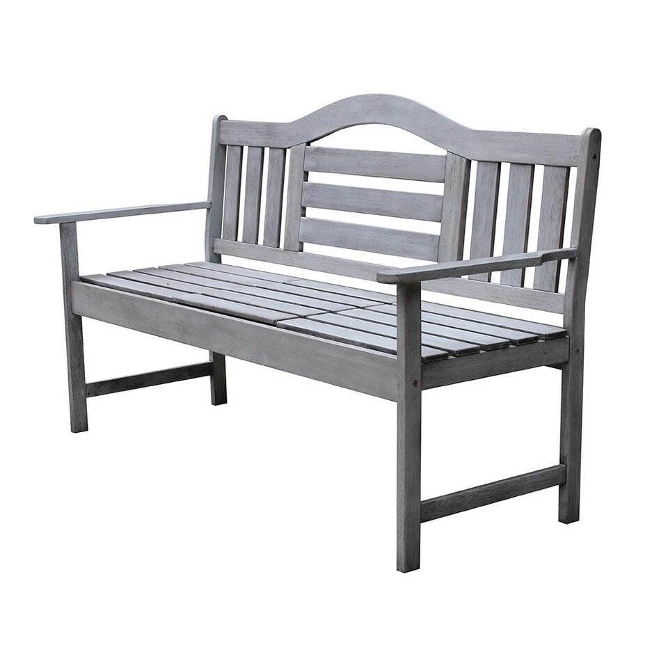 SenS-Line Nevada Tuinbank Met Uitklapbaar Tafeltje - Grijs - 150 Cm - Meranti H 5 SenS-Line Nevada Tuinbank Met Uitklapbaar Tafeltje - Grijs - 150 Cm - Meranti H - Afbeelding 5