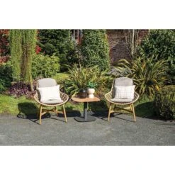 Castello Lounge Fauteuil - Light Teak Look - Natural Rotan-merino Sand -Leenbakker Winkel 0c23c5da15ec4552ba3e026b96d64cba