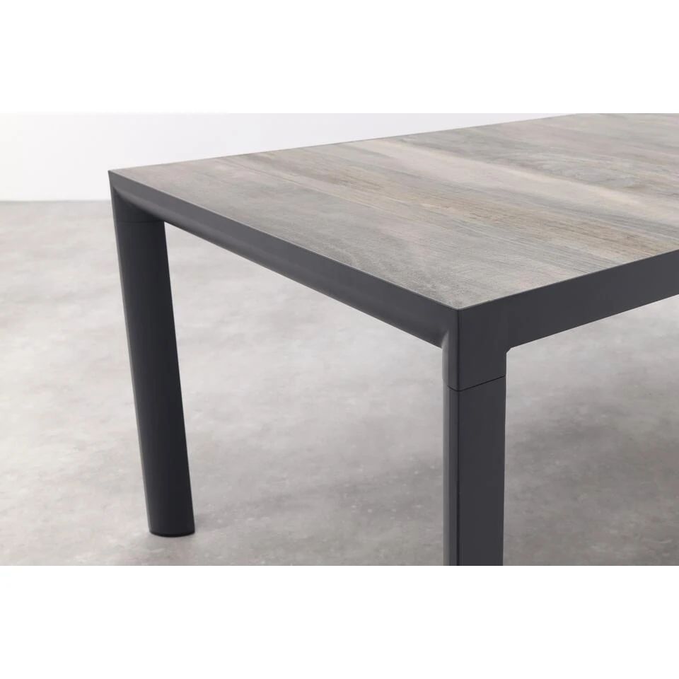 Kings Tuintafel Antraciet - 180x100 Cm 5 Kings Tuintafel Antraciet - 180x100 Cm - Afbeelding 5