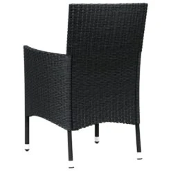 VidaXL - Buitenstoelen - Kussens - Zwart - Poly Rattan - 4 Stuks -Leenbakker Winkel 0f0807756f5c445d82f512eb692a0cc2
