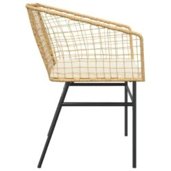 VidaXL - Tuinstoelen - Kussens - Bruin - Poly Rattan - 2 Stuks -Leenbakker Winkel 0f5aa1f7f3bc42f3af9d8567ec9efee9
