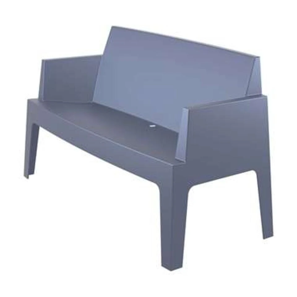 Garden Impressions Box Tuinbank L138 Cm The Original - Antraciet 1 Garden Impressions Box Tuinbank L138 Cm The Original - Antraciet