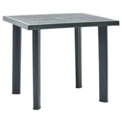 VidaXL Tuintafel 80x75x72 Cm Kunststof Groen