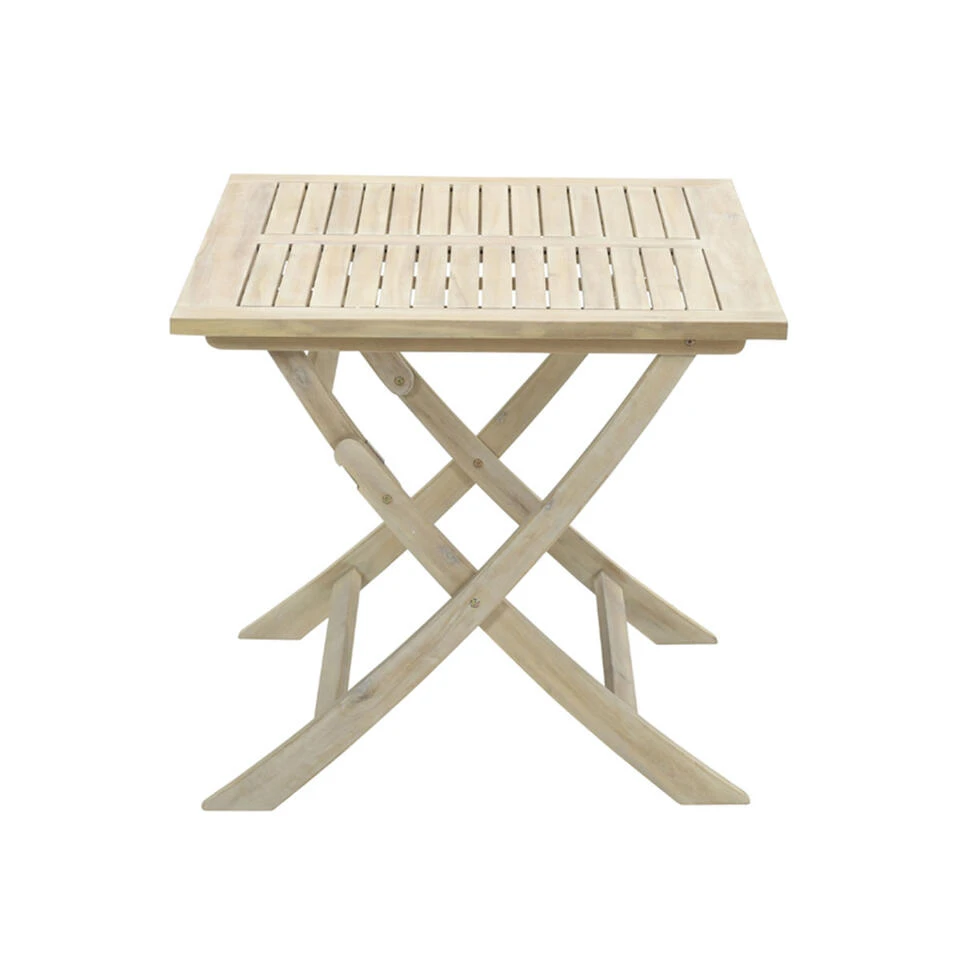 Garden Impressions Keys Inklapbare Tuintafel 120x80xH72 Smoky Acacia 2 Garden Impressions Keys Inklapbare Tuintafel 120x80xH72 Smoky Acacia - Afbeelding 2