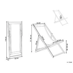 Beliani Tuinligstoel LOCRI - Rood Polyester, Aluminium -Leenbakker Winkel 1000024387 0102