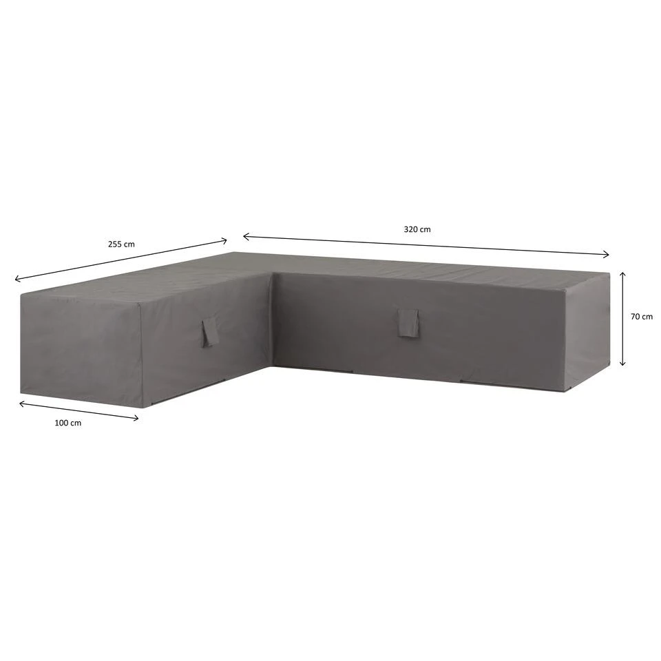 Madison - Loungeset Cover - Rechts - Grijs - 320 X 255 X 70 1 Madison - Loungeset Cover - Rechts - Grijs - 320 X 255 X 70