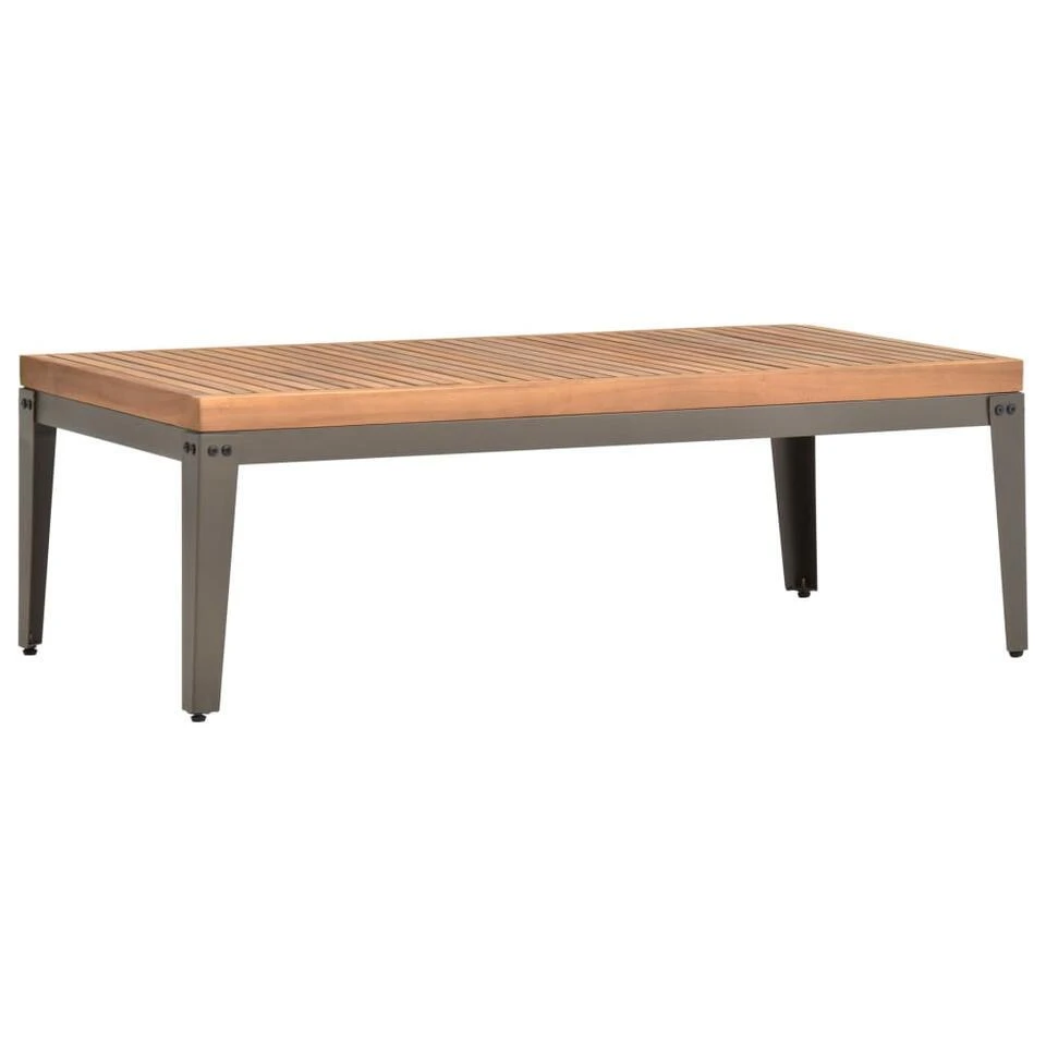 VidaXL Tuintafel 110x55x36 Cm Massief Acaciahout 1 VidaXL Tuintafel 110x55x36 Cm Massief Acaciahout