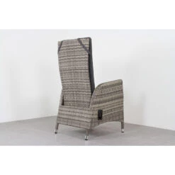 VDG Manhattan Wicker Verstelbare Tuinstoel - Dubbel Light Grey -Leenbakker Winkel 1000048036 0103