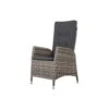 VDG Manhattan Wicker Verstelbare Tuinstoel - Dubbel Light Grey
