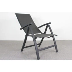 VDG Corsica Verstelbare Tuinstoel - Antraciet -Leenbakker Winkel 1000048048 0103