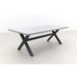 Verona Betonlook Tuintafel 220 X 100 Cm. - Black -Leenbakker Winkel 1000051508 0102