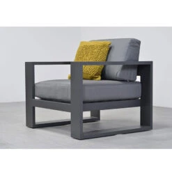 Garden Impressions Plaza Lounge Tuinstoel - Donker Grijs 6 Garden Impressions Plaza Lounge Tuinstoel - Donker Grijs -Leenbakker Winkel 1000052950 0103