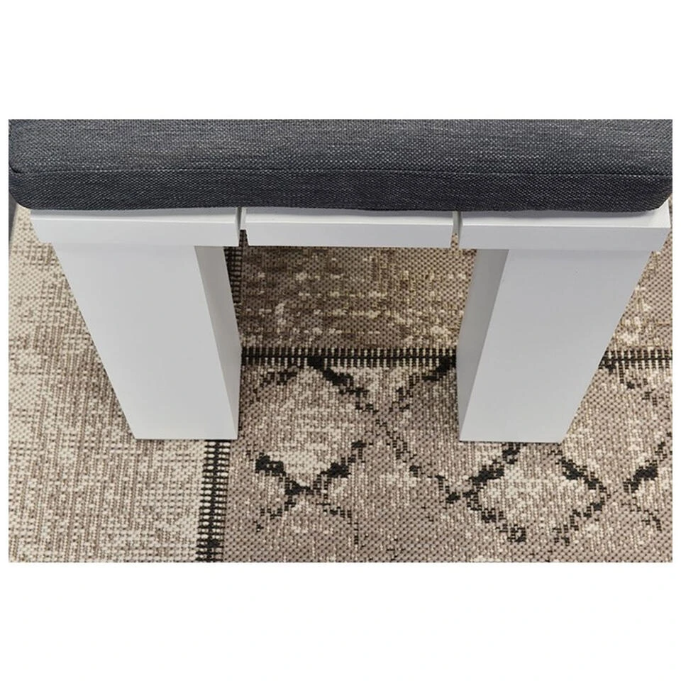 Garden Impressions Plaza Lounge Tuinbank 115,5x43xH40 Cm -mat Wit 2 Garden Impressions Plaza Lounge Tuinbank 115,5x43xH40 Cm -mat Wit - Afbeelding 2