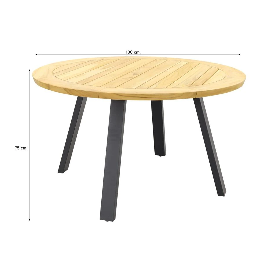 Taste Ambassador Tuintafel - 130 Cm. Rond 2 Taste Ambassador Tuintafel - 130 Cm. Rond - Afbeelding 2