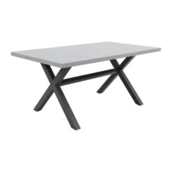 VDG Verona Betonlook Tuintafel 160 X 90 Cm. - Antraciet