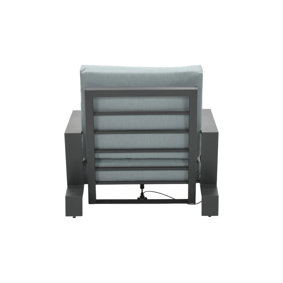 Garden Impressions Lincoln Verstelbare Loungestoel - Mint Grey 4 Garden Impressions Lincoln Verstelbare Loungestoel - Mint Grey - Afbeelding 4