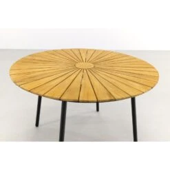 VDG Dave Teak Tuintafel Rond - Ø 110 Cm -Leenbakker Winkel 1000054107 0103