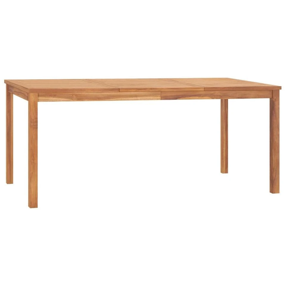 VidaXL Tuintafel 180x90x77 Cm Massief Teakhout 1 VidaXL Tuintafel 180x90x77 Cm Massief Teakhout