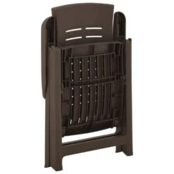 VidaXL Tuinstoelen 2 St Verstelbaar Kunststof Mokka -Leenbakker Winkel 1000056537 0105