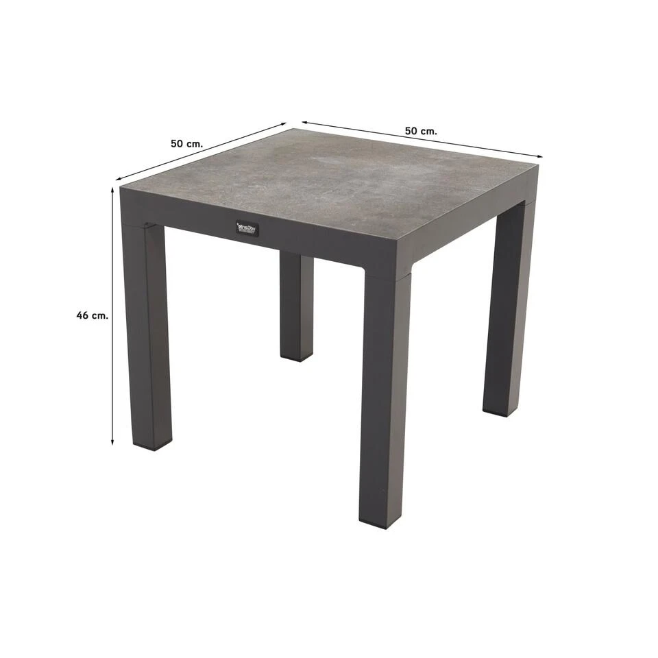 VDG Cairns Ligbedden + Bijzettafel Atlanta - Antraciet 4 VDG Cairns Ligbedden + Bijzettafel Atlanta - Antraciet - Afbeelding 4