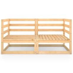 VidaXL Tuinbank 2-zits Massief Grenenhout -Leenbakker Winkel 1000060787 0102