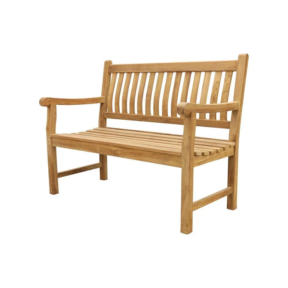 VDG Teakhouten Tuinbank Patrick - 120 Cm 1 VDG Teakhouten Tuinbank Patrick - 120 Cm