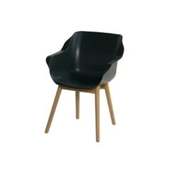 Set Van 2- Hartman Sophie Studio Diningstoel- Night Green- Teak Poot -Leenbakker Winkel 1000073149 0102