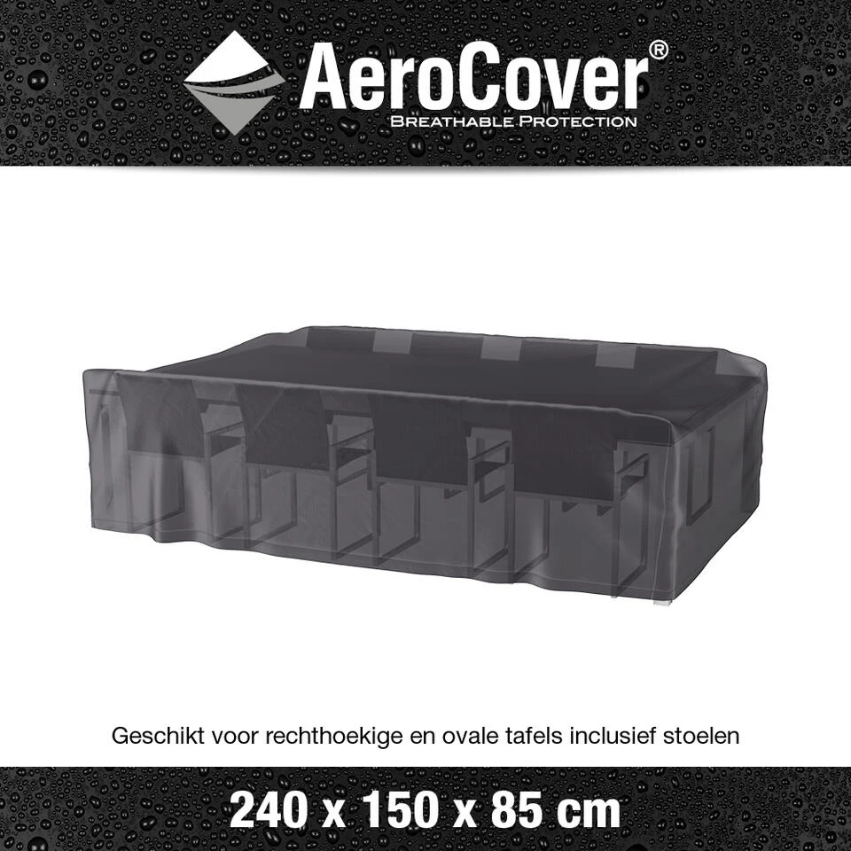 Aerocover Tuinsethoes - 240x150x85 Cm 2 Aerocover Tuinsethoes - 240x150x85 Cm - Afbeelding 2