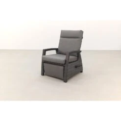 VDG Verstelbare Loungestoel Met Voetensteun - Darwin - Antraciet 6 VDG Verstelbare Loungestoel Met Voetensteun - Darwin - Antraciet -Leenbakker Winkel 1000074421 0102