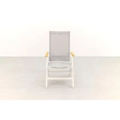 Hartman Napoli Verstelbare Tuinstoel - Teak Armleuning - Wit 6 Hartman Napoli Verstelbare Tuinstoel - Teak Armleuning - Wit -Leenbakker Winkel 1000074462 0102