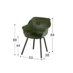 Hartman Sophie Element Dining Armstoel- Moss Groen - 4 St. 7 Hartman Sophie Element Dining Armstoel- Moss Groen - 4 St. -Leenbakker Winkel 1000074496 0103