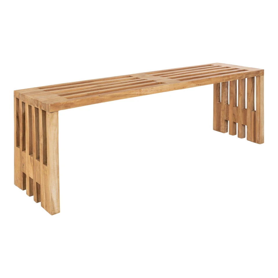 Giga Meubel Tuinbank Teakhout 140cm - 140x35x45cm - Bank Benidorm 1 Giga Meubel Tuinbank Teakhout 140cm - 140x35x45cm - Bank Benidorm