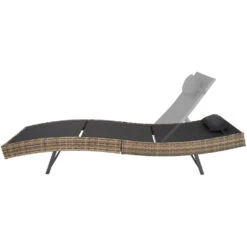 Tectake - Ligbed Delphine- 211 Cm Lang - Natuur 6 Tectake - Ligbed Delphine- 211 Cm Lang - Natuur -Leenbakker Winkel 1000077828 0102