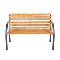 Tectake - Tuinbank - 123x 64x 82 Cm - Hout -Leenbakker Winkel 1000078026 0103