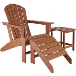 Tectake -tuinstoel Adirondack -Janis - Bruin 6 Tectake -tuinstoel Adirondack -Janis - Bruin -Leenbakker Winkel 1000078043 0102
