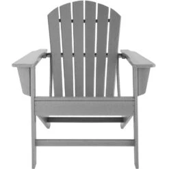 Tectake - Tuinstoel Joan Grijs - Tuinstoel In Houtlook -Leenbakker Winkel 1000078045 0103